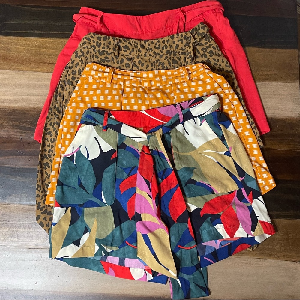 4 pairs of Target A New Day high waisted shorts size Medium